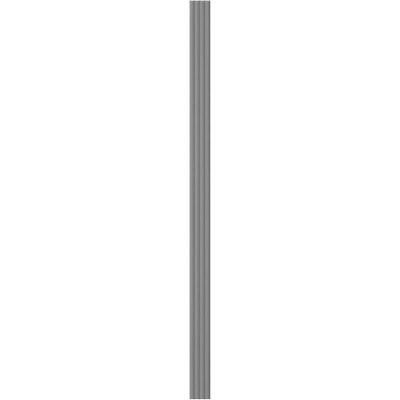 Mexen Strito 01 Strio 01 lamelles murales rainurées 280 x 14,5 cm (2 pièces), gris foncé - S120-280-01-306
