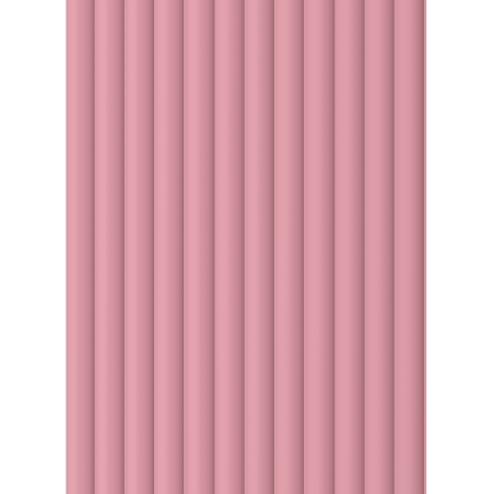 Mexen Strito 01 Strio 01 panneaux muraux rainurés 280 x 14,5 cm (2 pièces), rose - S120-280-01-307