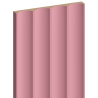 Mexen Strito 01 Strio 01 panneaux muraux rainurés 280 x 14,5 cm (2 pièces), rose - S120-280-01-307