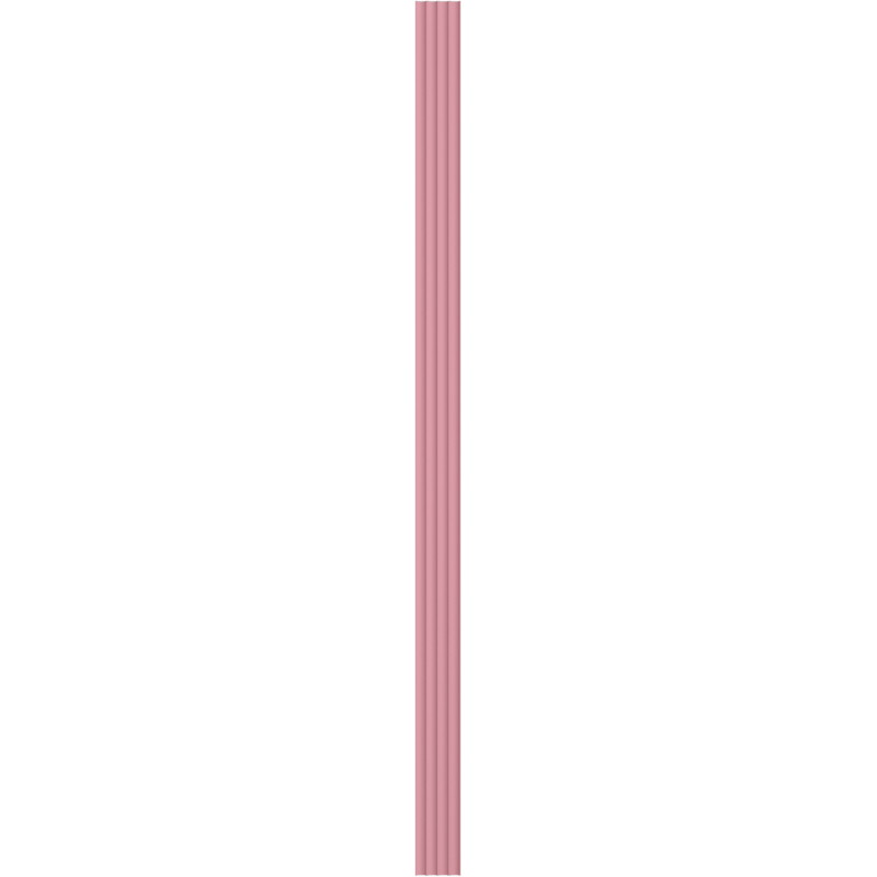 Mexen Strito 01 Strio 01 panneaux muraux rainurés 280 x 14,5 cm (2 pièces), rose - S120-280-01-307
