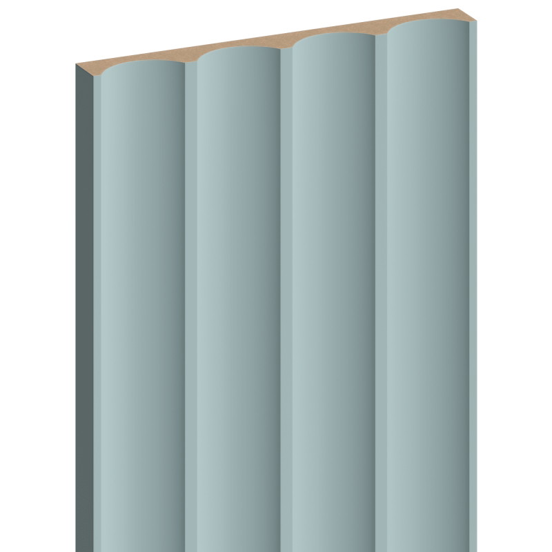 Mexen Strito 01 Strio 01 lamelles murales rainurées 280 x 14,5 cm (2pcs), gris bleu - S120-280-01-308