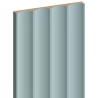 Mexen Strito 01 Strio 01 lamelles murales rainurées 280 x 14,5 cm (2pcs), gris bleu - S120-280-01-308