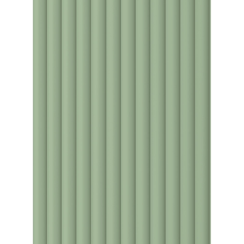 Mexen Strito 01 Strio 01 lamelles murales rainurées 280 x 14,5 cm (2 pièces), sauge - S120-280-01-310