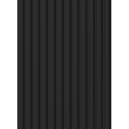 Mexen Strito 01 Strio 01 lamelles murales rainurées 280 x 14,5 cm (2 pièces), noir - S120-280-01-311