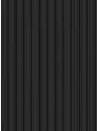 Mexen Strito 01 Strio 01 lamelles murales rainurées 280 x 14,5 cm (2 pièces), noir - S120-280-01-311