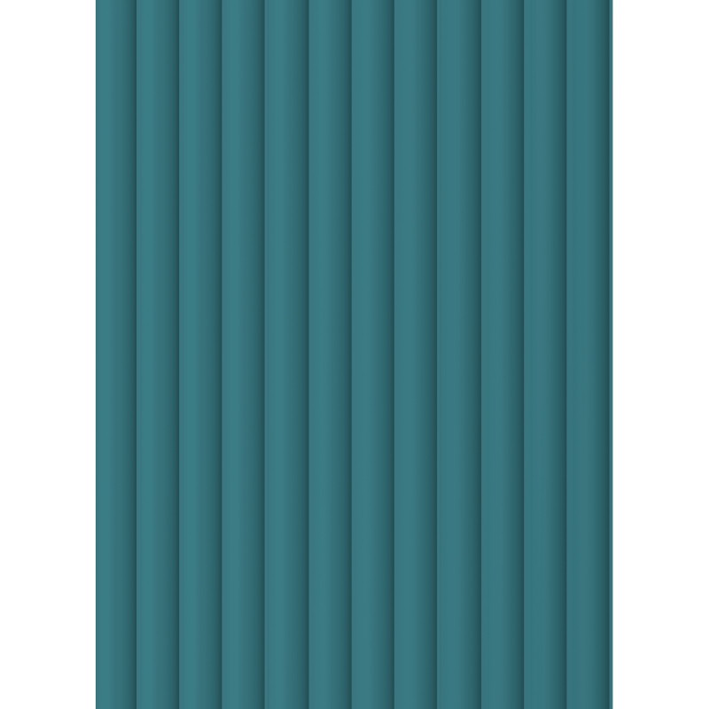 Mexen Strito 01 Strio 01 lamelles murales rainurées 280 x 14,5 cm (2 pcs), turquoise foncé - S120-280-01-312