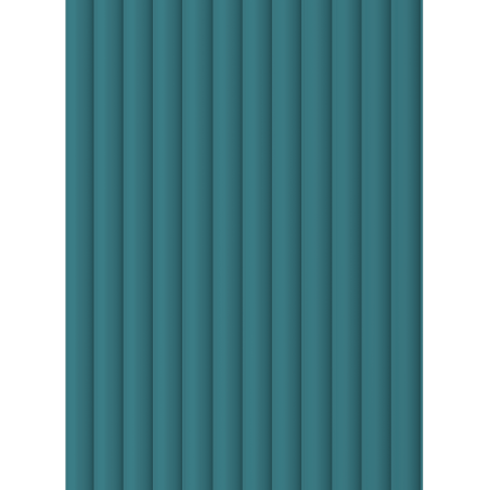 Mexen Strito 01 Strio 01 lamelles murales rainurées 280 x 14,5 cm (2 pcs), turquoise foncé - S120-280-01-312