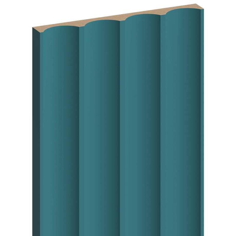 Mexen Strito 01 Strio 01 lamelles murales rainurées 280 x 14,5 cm (2 pcs), turquoise foncé - S120-280-01-312