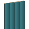 Mexen Strito 01 Strio 01 lamelles murales rainurées 280 x 14,5 cm (2 pcs), turquoise foncé - S120-280-01-312