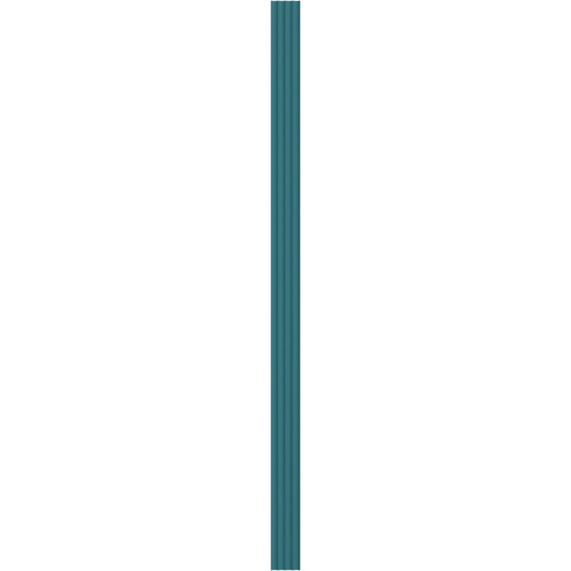 Mexen Strito 01 Strio 01 lamelles murales rainurées 280 x 14,5 cm (2 pcs), turquoise foncé - S120-280-01-312