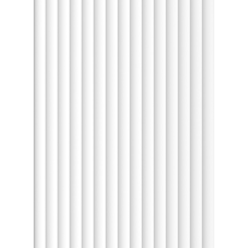 Mexen Strio 02 lamelles murales rainurées 280 x 14,5 cm (2pcs), blanc - S120-280-02-301