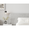 Mexen Strio 02 lamelles murales rainurées 280 x 14,5 cm (2pcs), blanc - S120-280-02-301