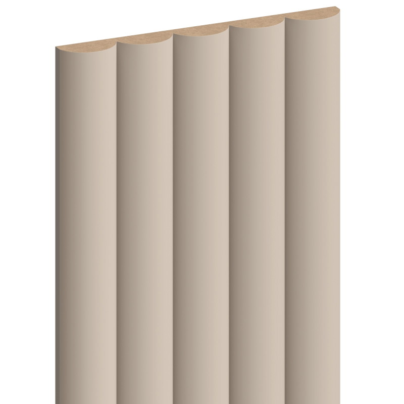 Mexen Strio 02 lames murales rainurées 280 x 14,5 cm (2 pièces), cachemire - S120-280-02-302
