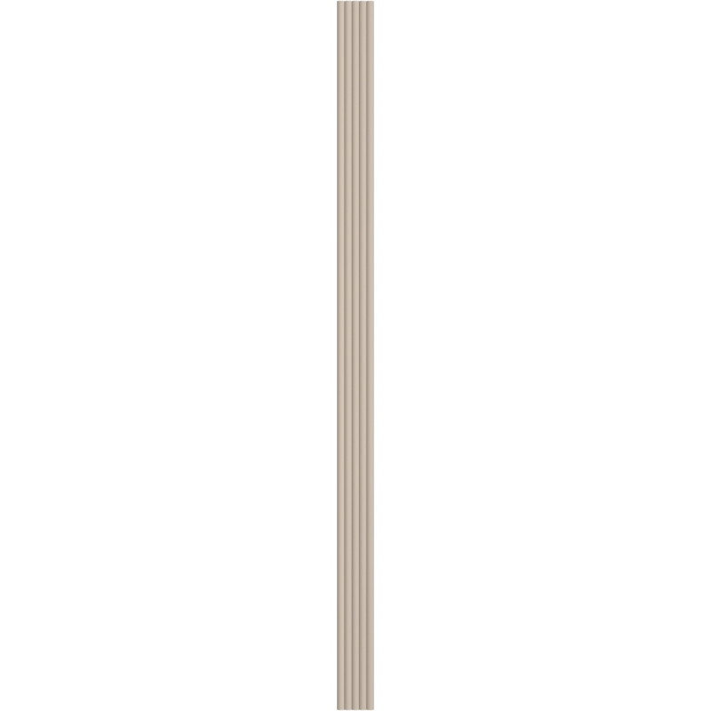 Mexen Strio 02 lames murales rainurées 280 x 14,5 cm (2 pièces), cachemire - S120-280-02-302