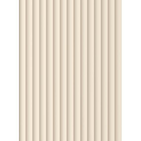 Mexen Strio 02 lamelles murales rainurées 280 x 14,5 cm (2 pièces), beige - S120-280-02-303