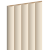 Mexen Strio 02 lamelles murales rainurées 280 x 14,5 cm (2 pièces), beige - S120-280-02-303