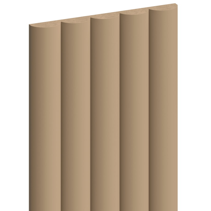 Mexen Strio 02 lames murales rainurées 280 x 14,5 cm (2 pièces), cappuccino - S120-280-02-304