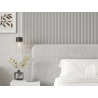 Mexen Strio 02 lamelles murales rainurées 280 x 14,5 cm (2 pièces), gris clair - S120-280-02-305