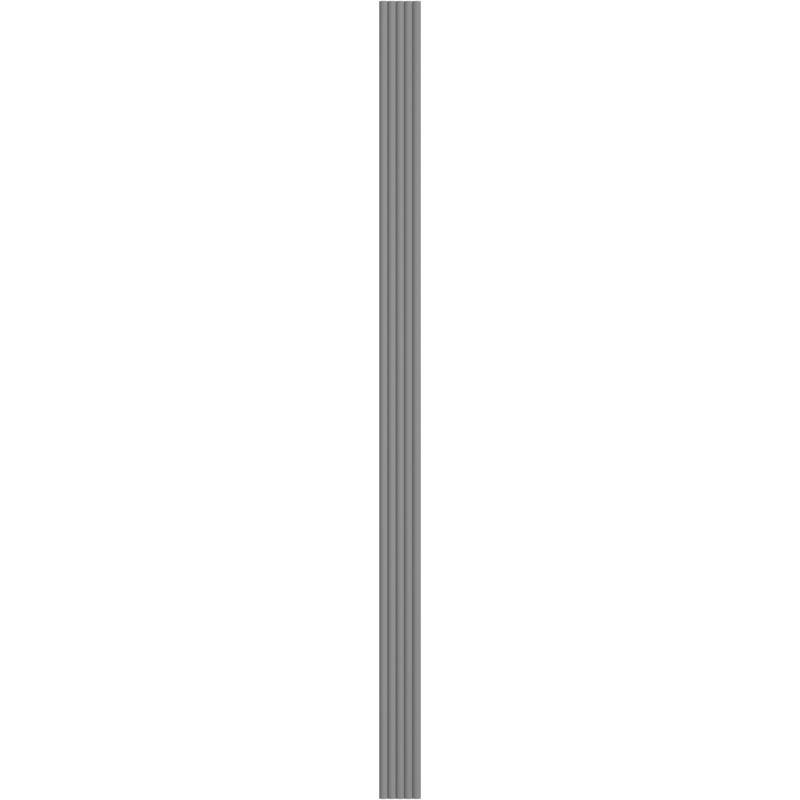Mexen Strio 02 lamelles murales rainurées 280 x 14,5 cm (2 pièces), gris foncé - S120-280-02-306