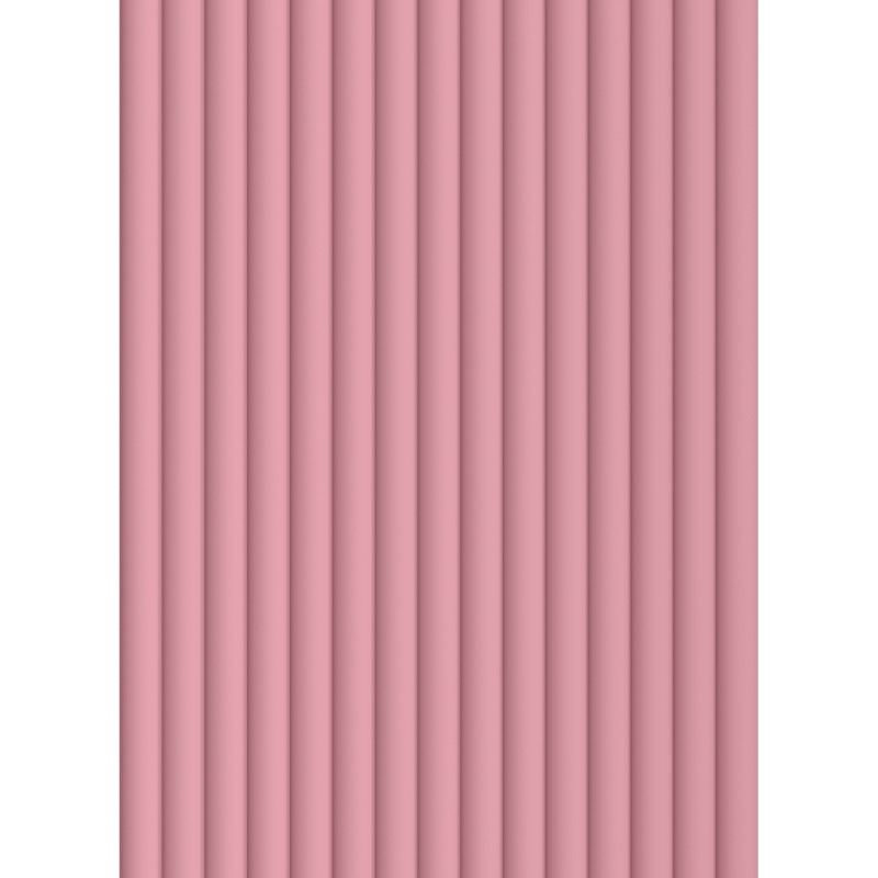 Mexen Strio 02 lames murales rainurées 280 x 14,5 cm (2pcs), rose - S120-280-02-307