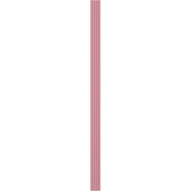 Mexen Strio 02 lames murales rainurées 280 x 14,5 cm (2pcs), rose - S120-280-02-307