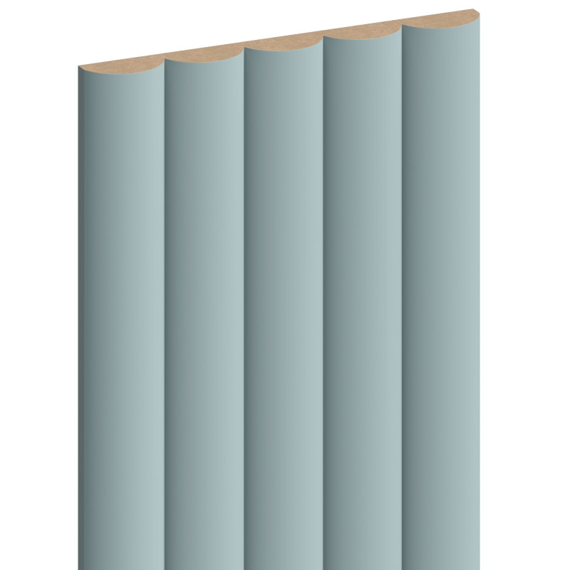 Mexen Strio 02 lamelles murales rainurées 280 x 14,5 cm (2 pièces), gris bleu - S120-280-02-308