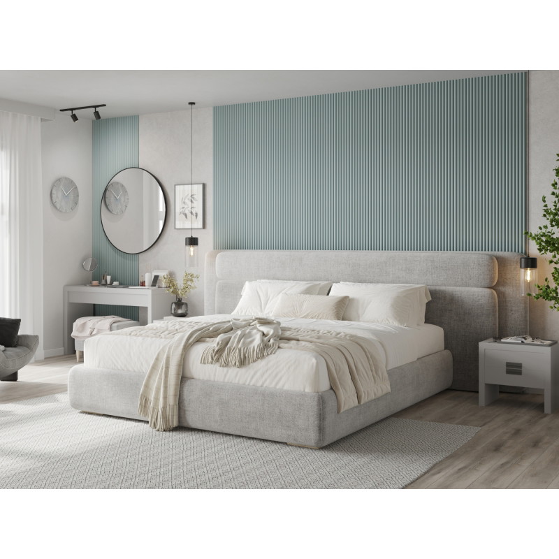 Mexen Strio 02 lamelles murales rainurées 280 x 14,5 cm (2 pièces), gris bleu - S120-280-02-308