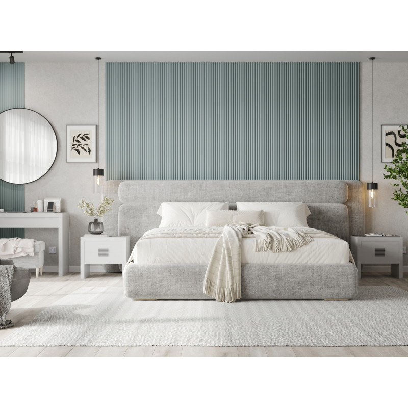 Mexen Strio 02 lamelles murales rainurées 280 x 14,5 cm (2 pièces), gris bleu - S120-280-02-308