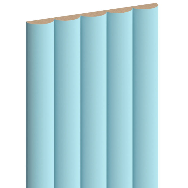 Mexen Strio 02 lames murales rainurées 280 x 14,5 cm (2 pièces), bleu - S120-280-02-309