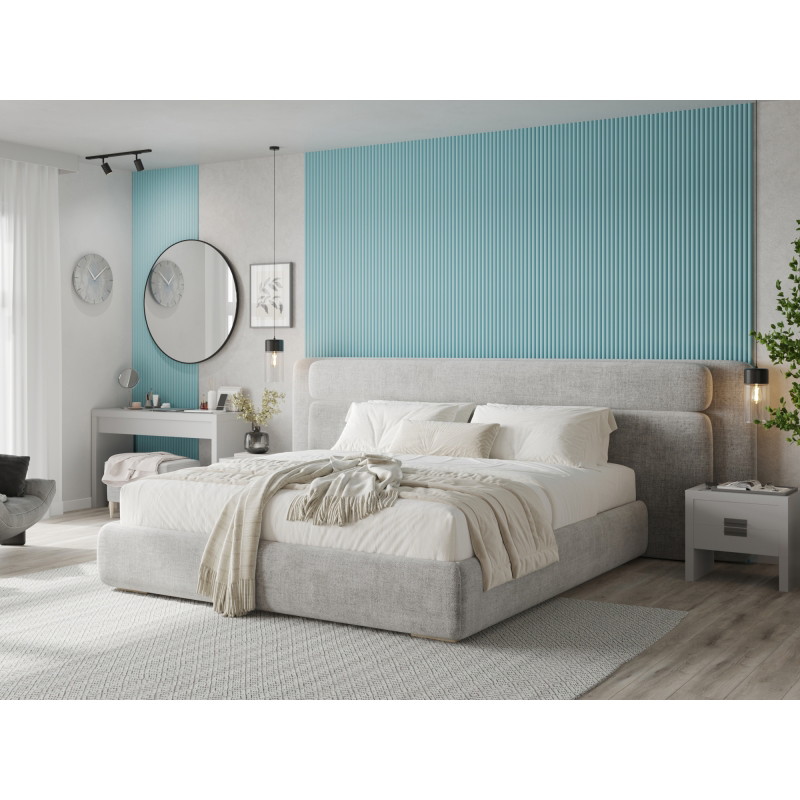 Mexen Strio 02 lames murales rainurées 280 x 14,5 cm (2 pièces), bleu - S120-280-02-309