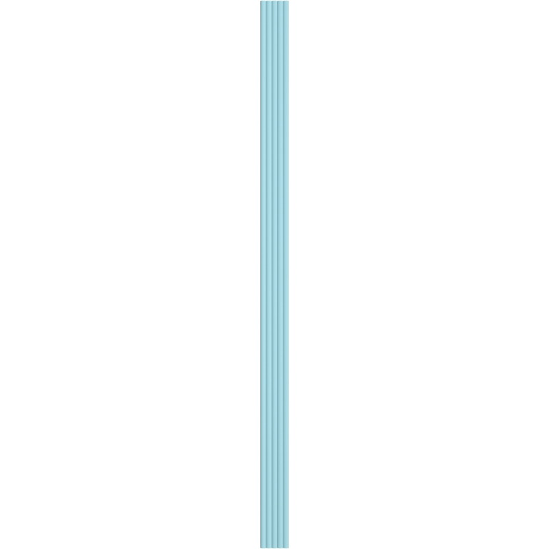 Mexen Strio 02 lames murales rainurées 280 x 14,5 cm (2 pièces), bleu - S120-280-02-309