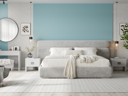 Mexen Strio 02 lames murales rainurées 280 x 14,5 cm (2 pièces), bleu - S120-280-02-309