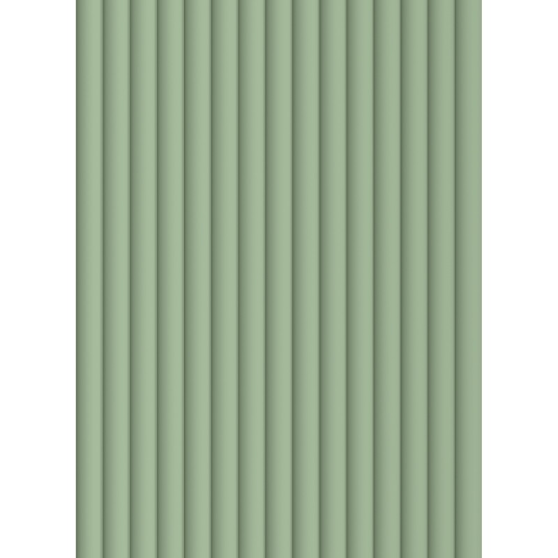 Mexen Strio 02 lamelles murales rainurées 280 x 14,5 cm (2 pièces), sauge - S120-280-02-310