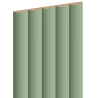 Mexen Strio 02 lamelles murales rainurées 280 x 14,5 cm (2 pièces), sauge - S120-280-02-310