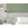 Mexen Strio 02 lamelles murales rainurées 280 x 14,5 cm (2 pièces), sauge - S120-280-02-310