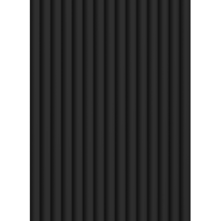 Mexen Strio 02 lattes murales rainurées 280 x 14,5 cm (2pcs), noir - S120-280-02-311