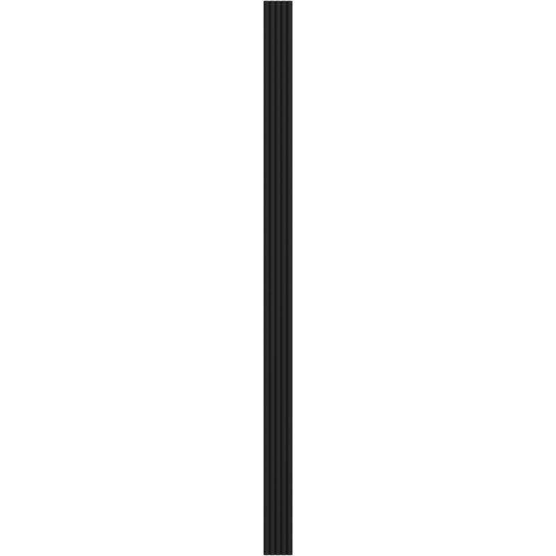 Mexen Strio 02 lattes murales rainurées 280 x 14,5 cm (2pcs), noir - S120-280-02-311