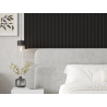 Mexen Strio 02 lattes murales rainurées 280 x 14,5 cm (2pcs), noir - S120-280-02-311