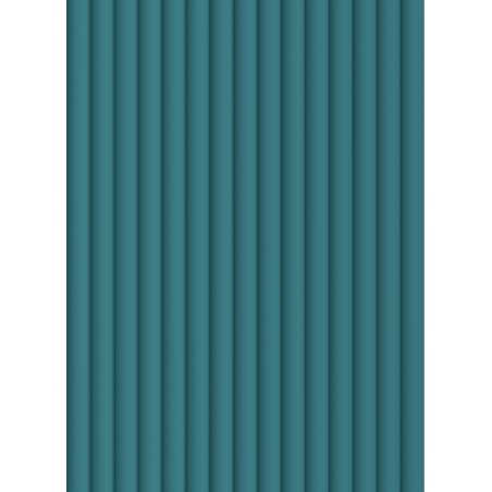 Mexen Strio 02 lames murales rainurées 280 x 14,5 cm (2pcs), turquoise foncé - S120-280-02-312