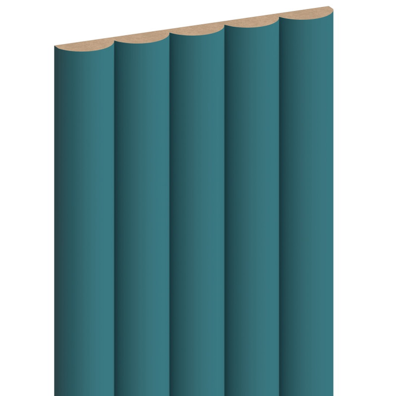Mexen Strio 02 lames murales rainurées 280 x 14,5 cm (2pcs), turquoise foncé - S120-280-02-312