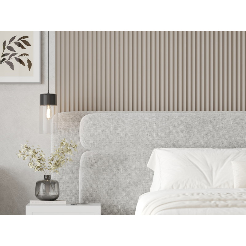Mexen Strito 01 Strio 01 lamelles murales rainurées 280 x 14,5 cm (2 pièces), cachemire - S120-280-01-302