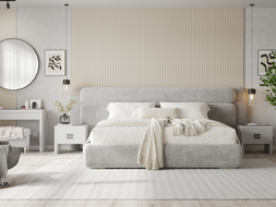 Mexen Strito 01 Strio 01 lamelles murales rainurées 280 x 14,5 cm (2 pièces), beige - S120-280-01-303