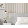 Mexen Strito 01 Strio 01 lamelles murales rainurées 280 x 14,5 cm (2 pièces), beige - S120-280-01-303