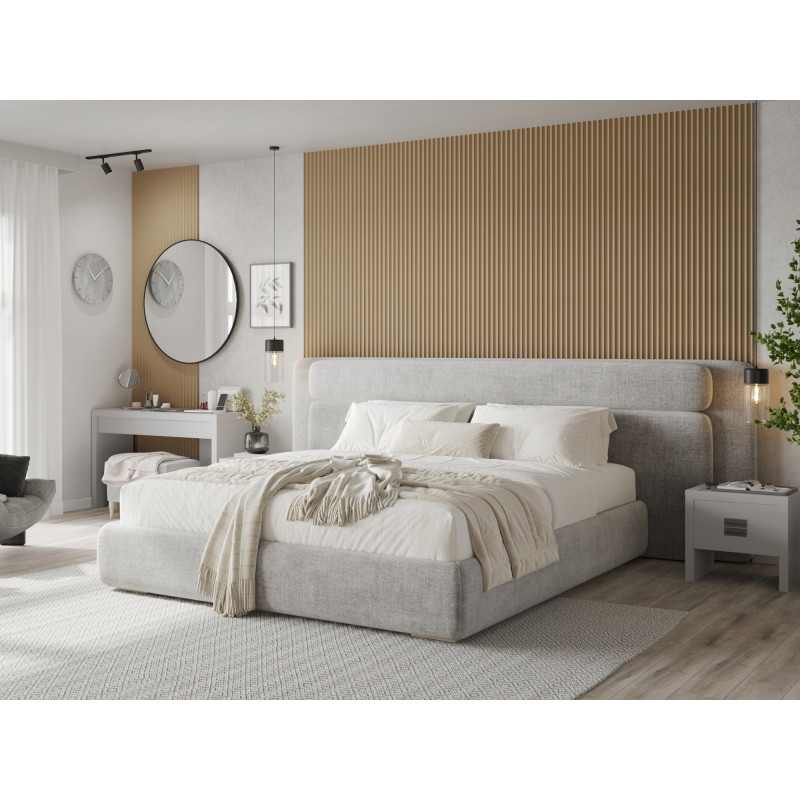 Mexen Strito 01 Strio 01 lamelles murales rainurées 280 x 14,5 cm (2 pièces), cappuccino - S120-280-01-304