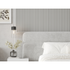Mexen Strito 01 Strio 01 lamelles murales rainurées 280 x 14,5 cm (2 pcs), gris clair - S120-280-01-305