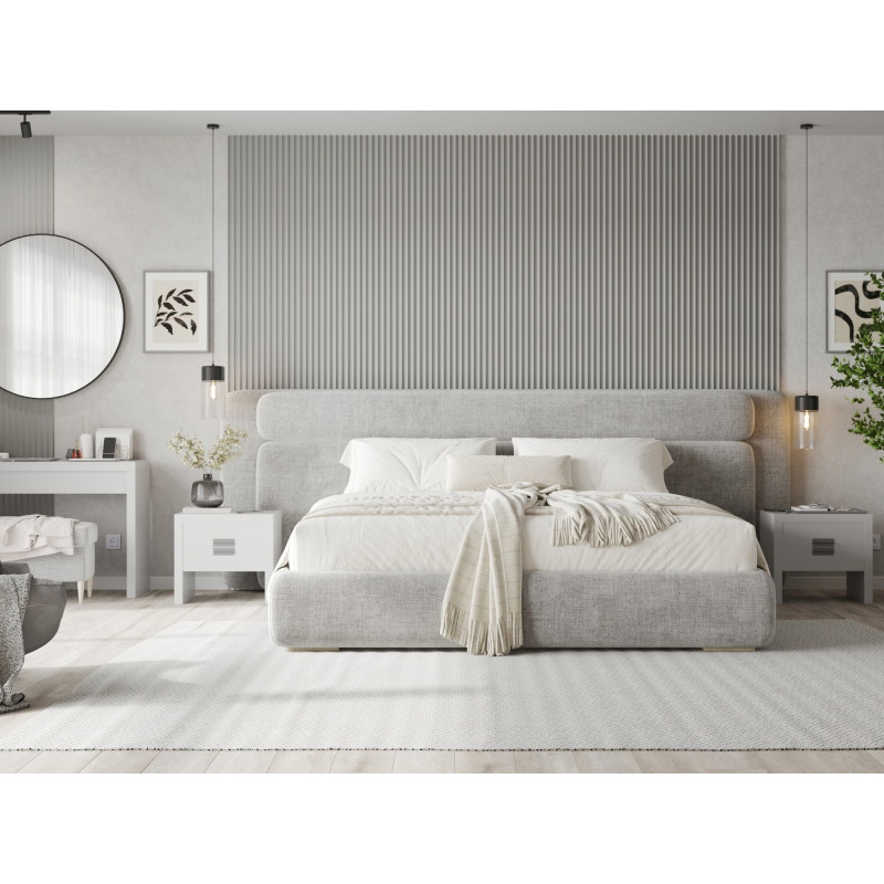 Mexen Strito 01 Strio 01 lamelles murales rainurées 280 x 14,5 cm (2 pcs), gris clair - S120-280-01-305