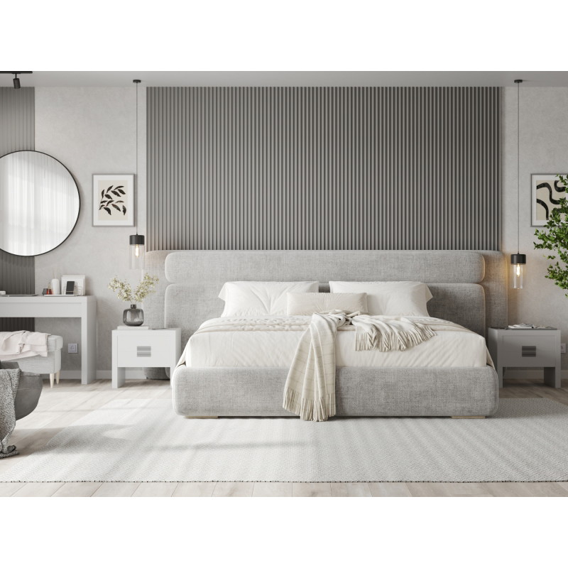 Mexen Strito 01 Strio 01 lamelles murales rainurées 280 x 14,5 cm (2 pièces), gris foncé - S120-280-01-306