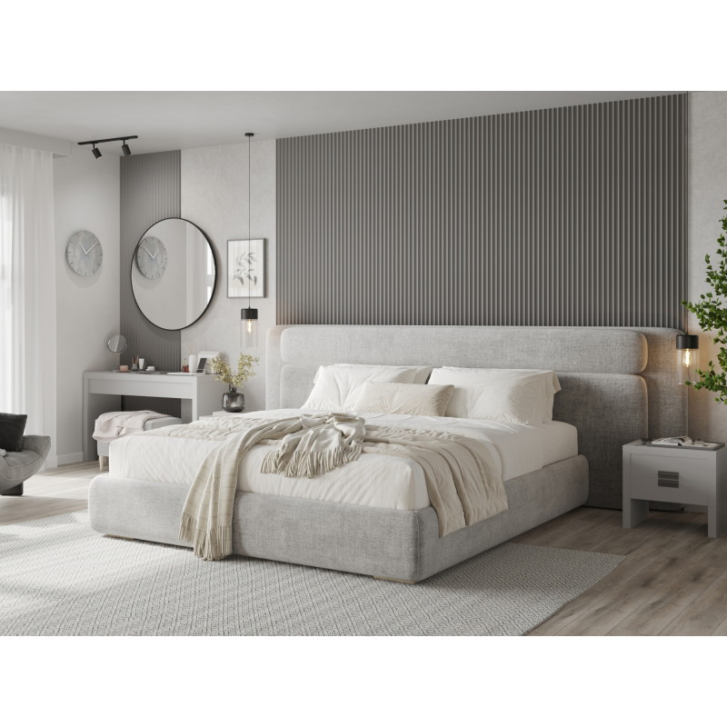 Mexen Strito 01 Strio 01 lamelles murales rainurées 280 x 14,5 cm (2 pièces), gris foncé - S120-280-01-306