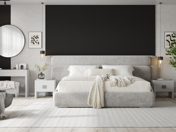 Mexen Strito 01 Strio 01 lamelles murales rainurées 280 x 14,5 cm (2 pièces), noir - S120-280-01-311