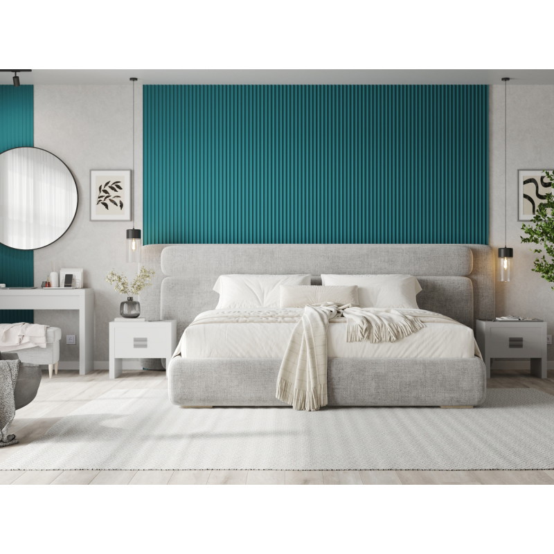 Mexen Strito 01 Strio 01 lamelles murales rainurées 280 x 14,5 cm (2 pcs), turquoise foncé - S120-280-01-312